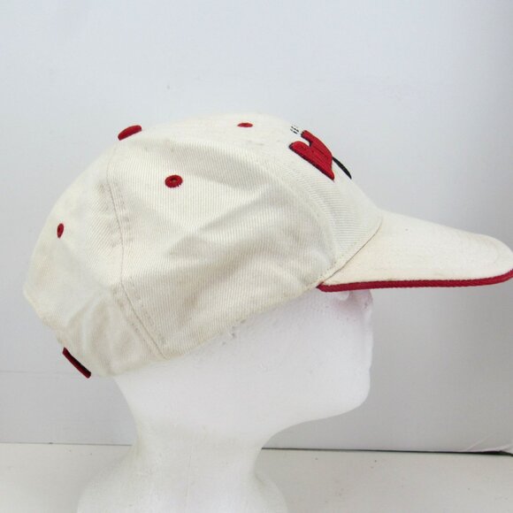 Georgia Bulldogs G Embroidered Logo Men's White Adjustable Strap Back Cap Hat - Picture 4 of 9